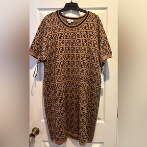 Calvin Klein logo sweater dress